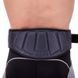Пояс атлетический текстильный Zelart SB-165411 спинка-17см размер-XS-XXL серый SB-165411 фото 10