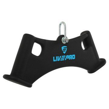 Рукоятка для тяги вниз c широким хватом Wide Triceps grip нескользящее покрытие LiveUp LP8324 черный LP8324 фото