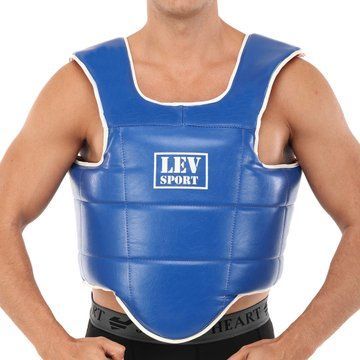 Жилет защитный для тхэквондо двусторонний LEV LV-4282 S-XL синий-красный LV-4282 фото