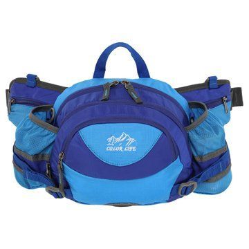 Сумка на пояс спортивная многофункциональная 3в1 COLOR LIFE WAIST BAG TY-5335 цвета в ассортименте TY-5335 фото
