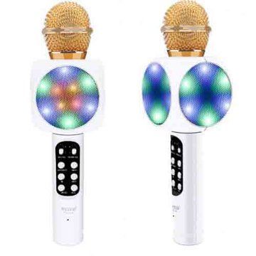 Беспроводной микрофон караоке bluetooth WSTER WS-1816. Цвет: белый ws38518-1 фото