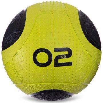 Медбол мяч медицинский Medicine Ball Zelart FI-2620-2 2кг зеленый-черный FI-2620-2 фото