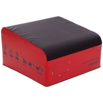 Бокс плиометрический тумба для кроссфита Плиобокс Plyo box Zelart FI-3632 1шт 76-76-36/46см красный-черный FI-3632 фото