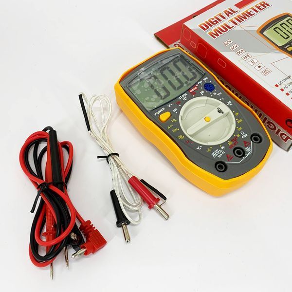Мультиметр HAOYUE DT-33C Измерение: V(AC/DC), A(AC/DC), &Omega;, hFE, звонки. Функции: Data Hold, тест диодов ws24543 фото