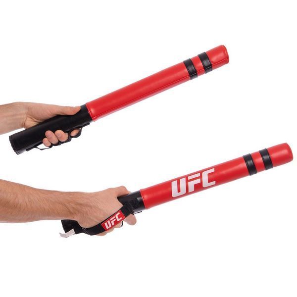 Лападаны палки тренерские для бокса и единоборств UFC PRO UCP-75339 длина-56см d-6см 2шт черный-красный UCP-75339 фото