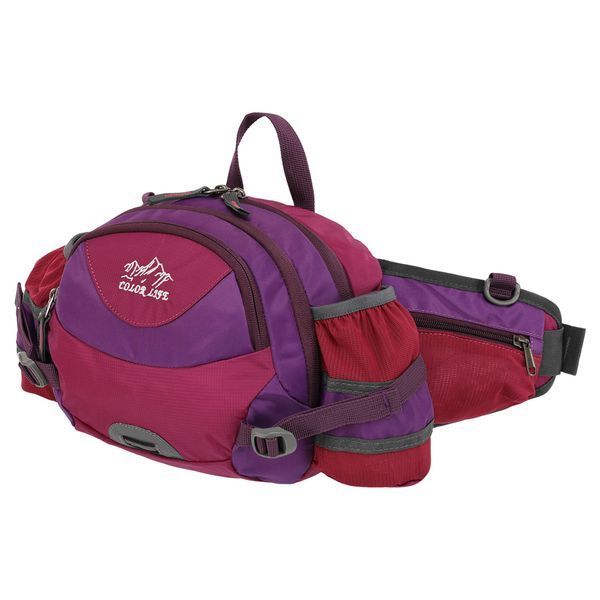 Сумка на пояс спортивная многофункциональная 3в1 COLOR LIFE WAIST BAG TY-5335 цвета в ассортименте TY-5335 фото