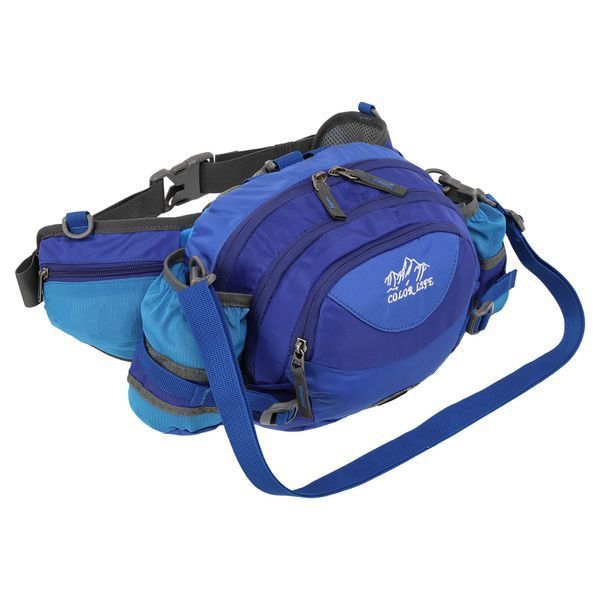 Сумка на пояс спортивная многофункциональная 3в1 COLOR LIFE WAIST BAG TY-5335 цвета в ассортименте TY-5335 фото