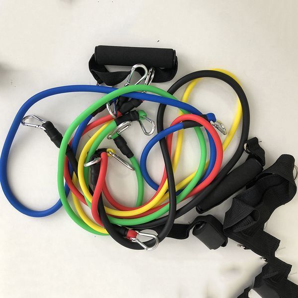 Еспандер гума для зарядок exercise pipe, еспандер гумовий джгут вправи, Фітнес гумки 5 в 1 ws79339 фото