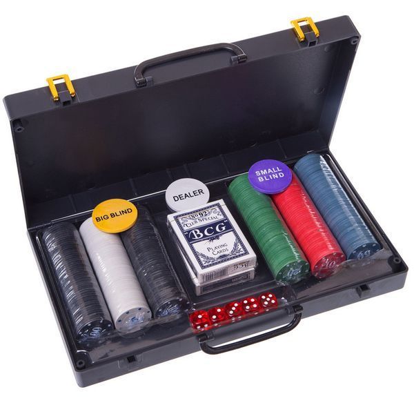 Набір для покеру у пластиковому кейсі Texas Holdem Poker set SP-Sport 300S-C 300 фішок 300S-C фото