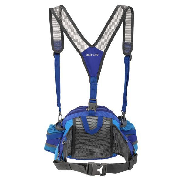 Сумка на пояс спортивная многофункциональная 3в1 COLOR LIFE WAIST BAG TY-5335 цвета в ассортименте TY-5335 фото