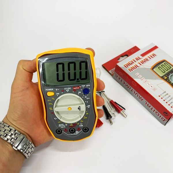 Мультиметр HAOYUE DT-33C Измерение: V(AC/DC), A(AC/DC), &Omega;, hFE, звонки. Функции: Data Hold, тест диодов ws24543 фото