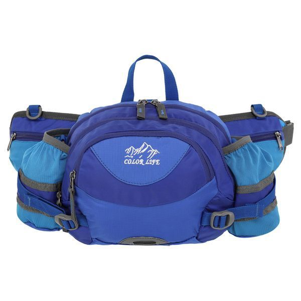 Сумка на пояс спортивная многофункциональная 3в1 COLOR LIFE WAIST BAG TY-5335 цвета в ассортименте TY-5335 фото