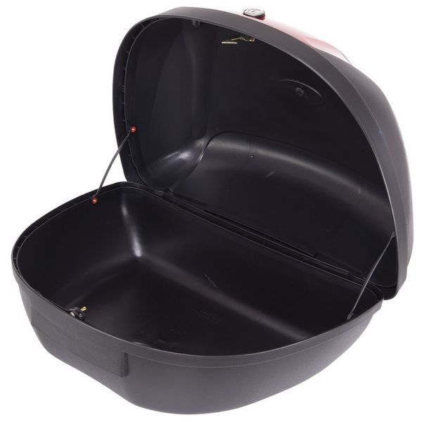Кофр центральный задний для мотоцикла пластиковый Top Case YUNMING ZJH-0888 1шт 44x32x60см черный-красный ZJH-0888 фото