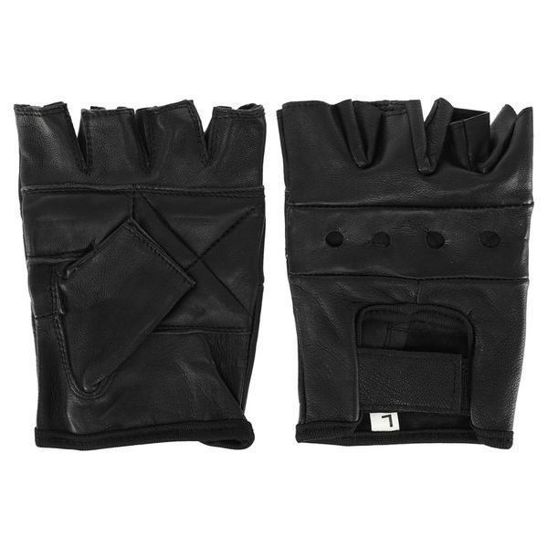 Перчатки для фитнеса и тяжелой атлетики кожаные MATSA SPORT WorkOut BC-0004 S-XXL черный BC-0004 фото
