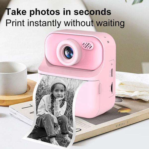 Дитячий фотоапарат миттєвого друку S1 Pink ws51891 фото