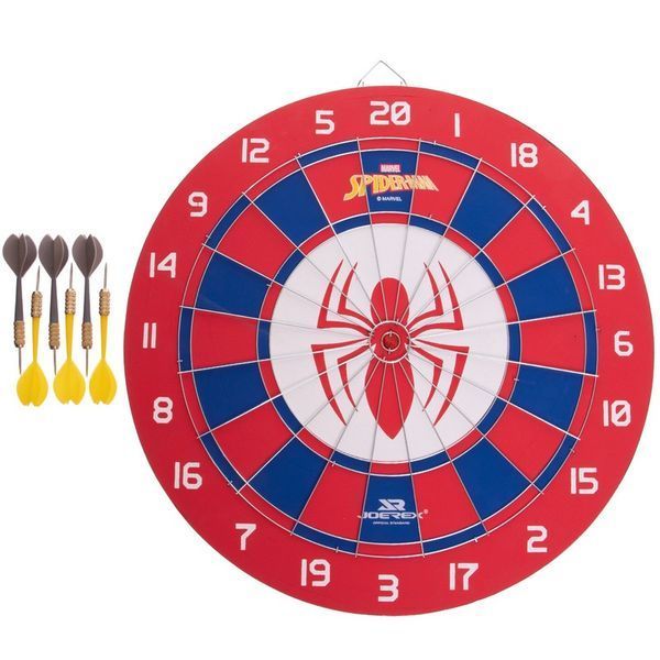 Дартс из прессованной бумаги 6 дротиков и мишень JOEREX MARVEL SPIDERMAN JMBB19028-S 43см JMBB19028-S фото