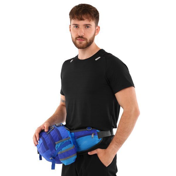 Сумка на пояс спортивная многофункциональная 3в1 COLOR LIFE WAIST BAG TY-5335 цвета в ассортименте TY-5335 фото