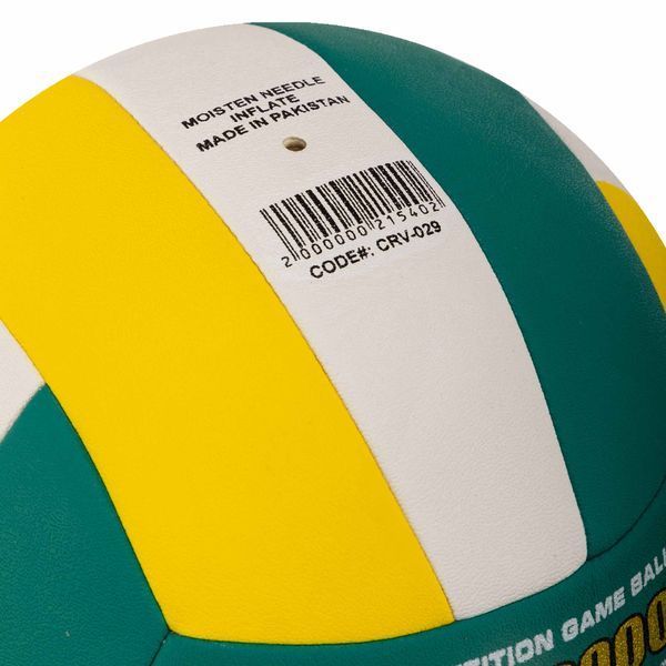 М'яч волейбольний CORE HYBRID CRV-029 №5 PU зелений-жовтий-білий CRV-029 фото