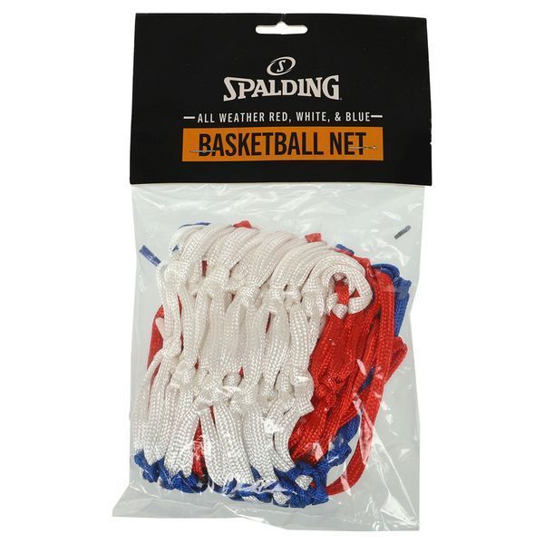 Сетка баскетбольная SPALDING 8279SPCN ALL WEATHER 1шт красный-белый-синий 8279SPCN фото