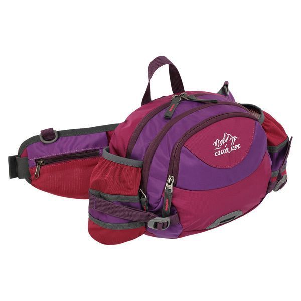 Сумка на пояс спортивная многофункциональная 3в1 COLOR LIFE WAIST BAG TY-5335 цвета в ассортименте TY-5335 фото