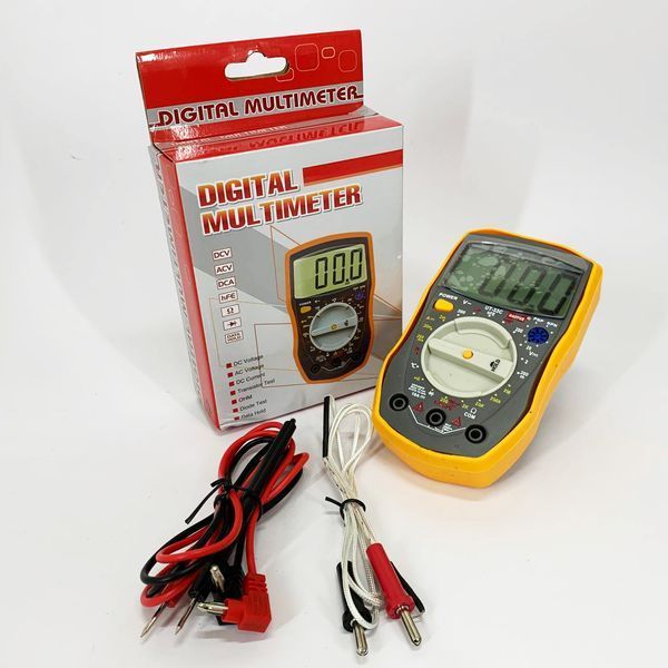 Мультиметр HAOYUE DT-33C Измерение: V(AC/DC), A(AC/DC), &Omega;, hFE, звонки. Функции: Data Hold, тест диодов ws24543 фото