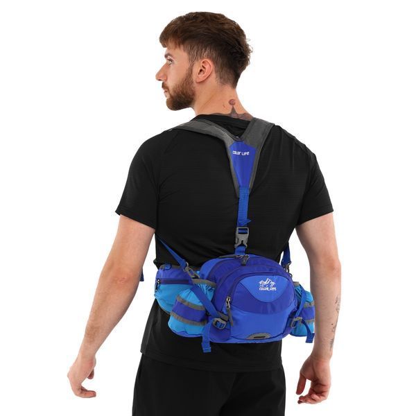 Сумка на пояс спортивная многофункциональная 3в1 COLOR LIFE WAIST BAG TY-5335 цвета в ассортименте TY-5335 фото