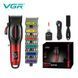 Акумуляторна машинка для стрижки VGR V-026 RED. Колір: червоний ws37322-1 фото 1