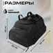 Тактическая дорожная сумка-рюкзак 2 в 1 &mdash; упрочненная, универсальная черная ws18483 фото 11