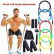 Еспандер гума для зарядок exercise pipe, еспандер гумовий джгут вправи, Фітнес гумки 5 в 1 ws79339 фото 21