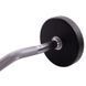 Штанга нерозбірна з фіксованою вагою вигнута поліуретанова Zelart Urethane Barbell TA-2690-20 довжина-104см 20кг чорний-салатовий TA-2690-20 фото 5