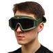 Очки защитные маска со сменными линзами и чехлом SPOSUNE JY-003-2 оливковый JY-003-2 фото 10