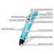 3D ручка Smart 3D Pen 2 c LCD дисплеем, Интересная ручка 3д для детей, Оригинальная. Цвет: голубой ws78385-1 фото 15