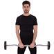 Штанга нерозбірна з фіксованою вагою вигнута поліуретанова Zelart Urethane Barbell TA-2690-20 довжина-104см 20кг чорний-салатовий TA-2690-20 фото 10