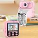 Дитячий фотоапарат миттєвого друку S1 Pink ws51891 фото 4