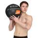 Мяч набивной медицинский для кроссфита WALL BALL Zelart TA-7822-10 вес-10кг черный TA-7822-10 фото 8