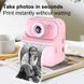 Дитячий фотоапарат миттєвого друку S1 Pink ws51891 фото 3