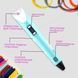 3D ручка Smart 3D Pen 2 c LCD дисплеем, Интересная ручка 3д для детей, Оригинальная. Цвет: голубой ws78385-1 фото 22