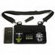 Молодіжна тактична сумка для патчів на плече з 4 кишенями black ws86258 фото 2
