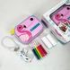 Дитячий фотоапарат миттєвого друку YT008 PINK FLAMINGO з підтримкою microSD ws43583 фото 9