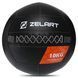 Мяч набивной медицинский для кроссфита WALL BALL Zelart TA-7822-10 вес-10кг черный TA-7822-10 фото 1