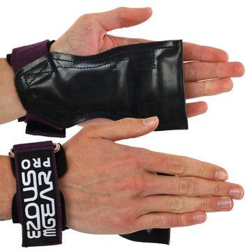 Накладки для подтягивания и тяги GRIPPS PRO EZOUS D-06 2шт фиолетовый-черный D-06 фото