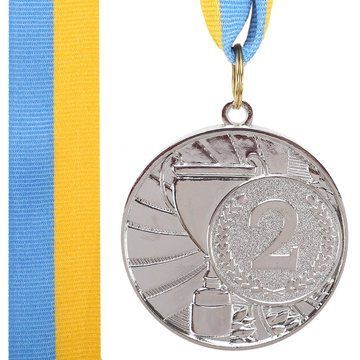 Медаль спортивная с лентой CUP SP-Sport C-6208 o5см золото, серебро, бронза C-6208 фото