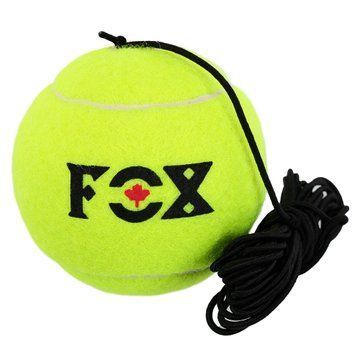 Теннисный мяч тренировочный на эластичной резинке FOX BT-9798 1шт салатовый BT-9798 фото
