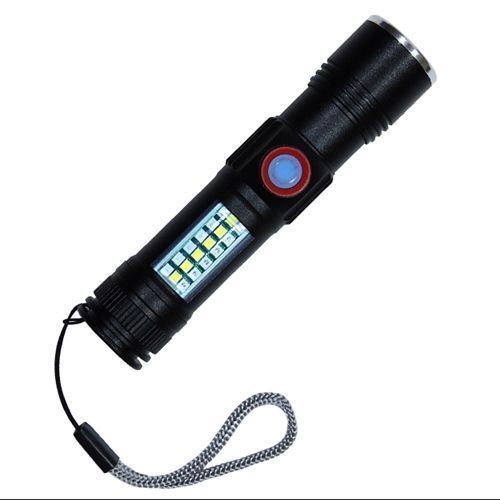 Фонарь SY-1903C-P50+SMD+RGB Alarm, ЗУ USB, карманный фонарь с usb зарядкой, сверхмощный фонарик ws92251 фото