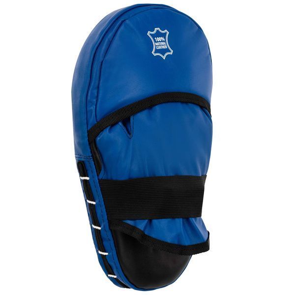 Лапа боксерская прямая тренировочная удлиненная кожа BOXER 2006-01 38х18х4,5см 2штуки цвета в ассортименте 2006-01 фото