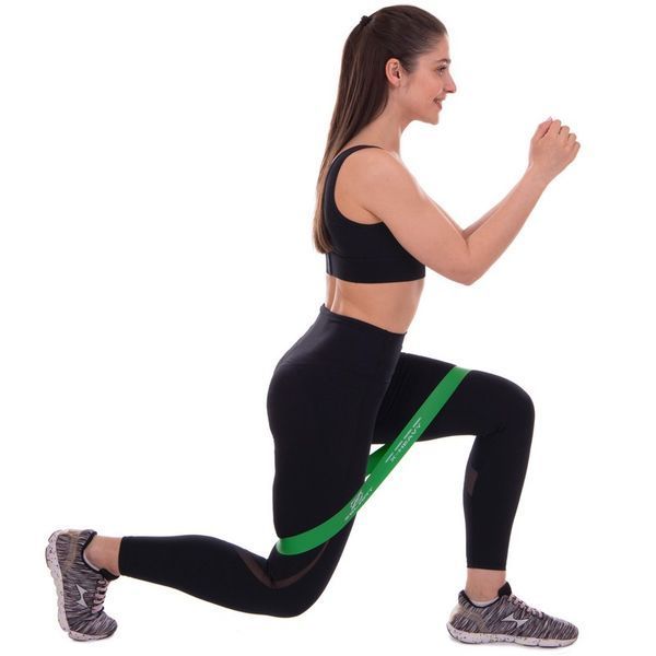 Резинка для вправ стрічка опору LOOP BANDS Zelart FI-2596-XH зелений FI-2596-XH фото