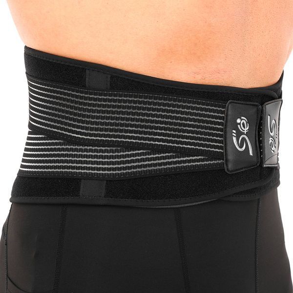 Пояс корсетный для спорта MUTE WAIST SUPPORT 9016 one size черный-белый 9016 фото