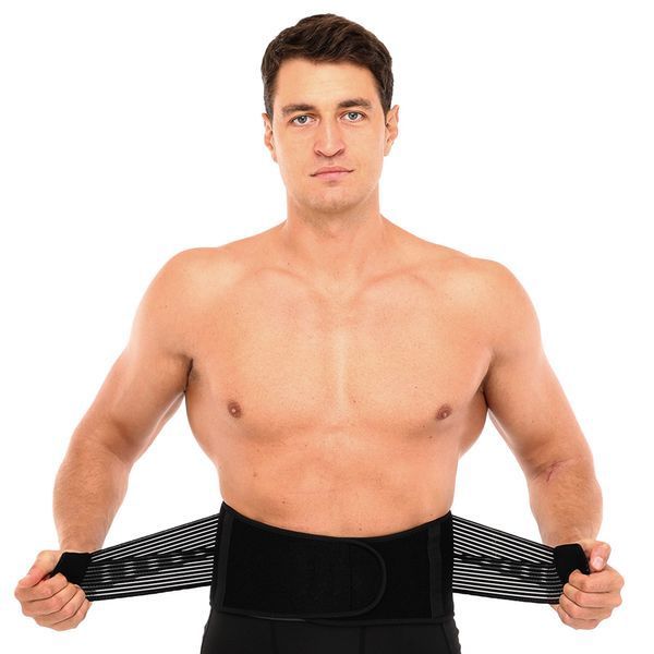 Пояс корсетный для спорта MUTE WAIST SUPPORT 9016 one size черный-белый 9016 фото