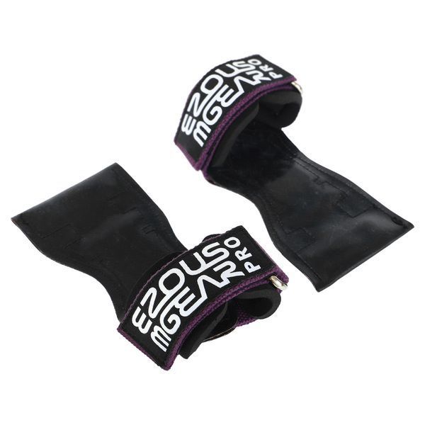 Накладки для подтягивания и тяги GRIPPS PRO EZOUS D-06 2шт фиолетовый-черный D-06 фото
