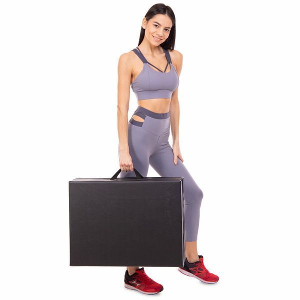 Коврик-мат спортивный складной для упражнений Exercise mat Zelart MAT FI-3564 размер 180x60x5см черный FI-3564 фото